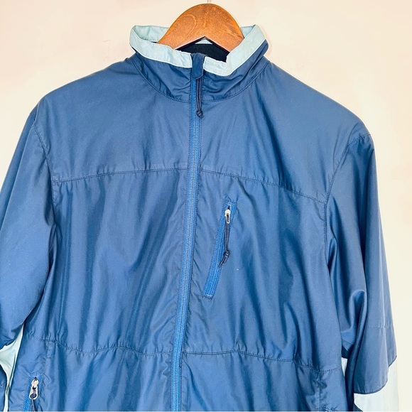 MEC Pace Hybrid Jacket Fleece Lined Lightweight Softshell Blue Size Large - Picture 3 of 12